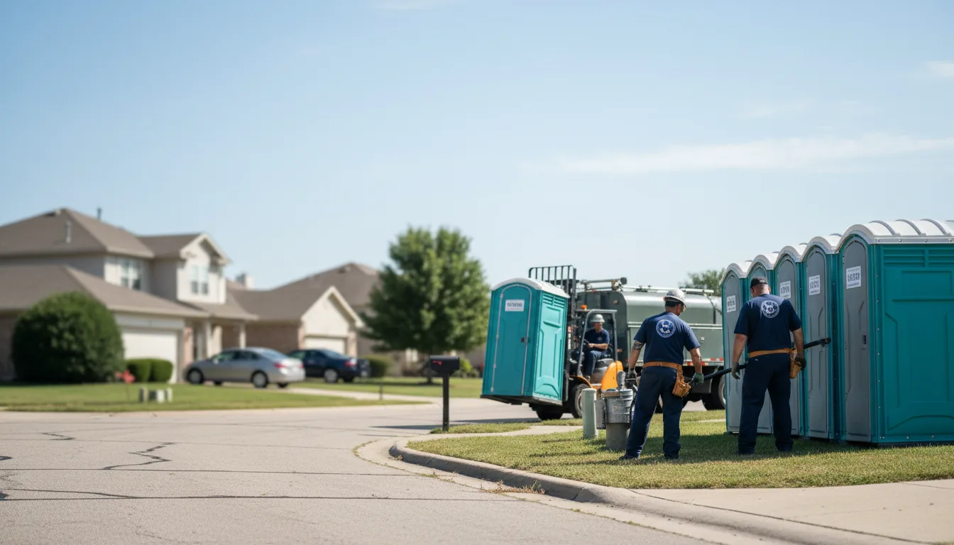Porta Potty Rental in West Frankfort, IL near me